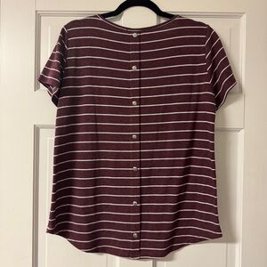 Pink Clover • Button-Back Top